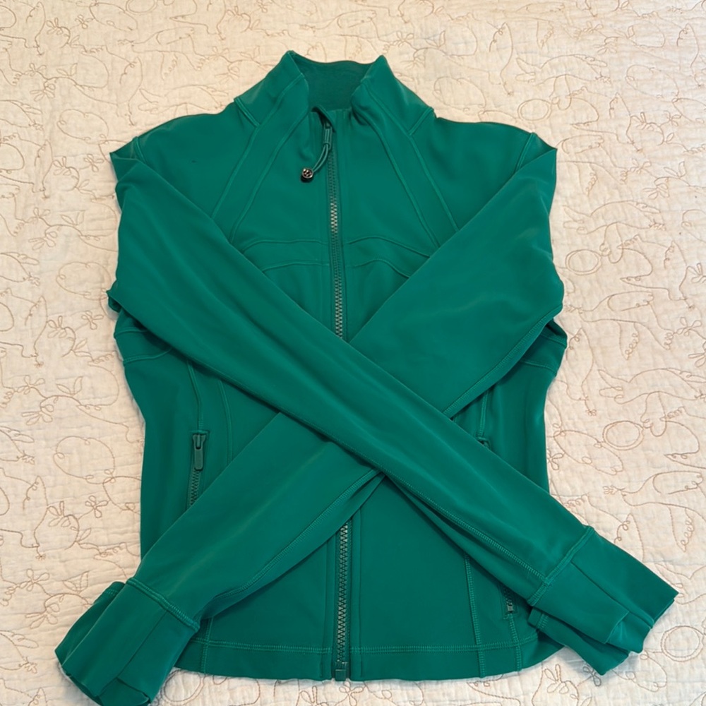 Lululemon Green Cropped Define Jacket